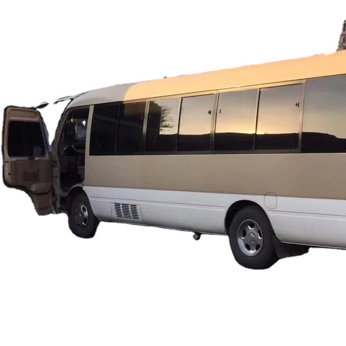 Toyota Coaster 13-Seat City Bus With 1HZ Gasoline Engine For Urban Traffic